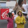 Les jeunes supporters de Courir au mont